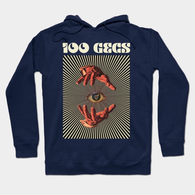 Hand Eyes 100 Gecs Hoodie by Kiho Jise